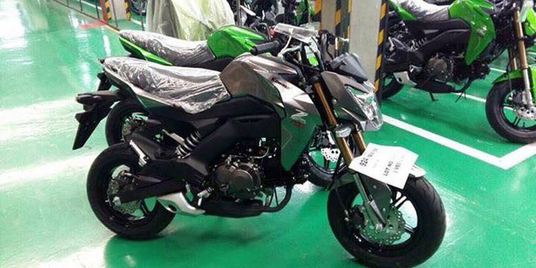 Spyshot sport Kawasaki yang disinyalir Z125 di Thailand.