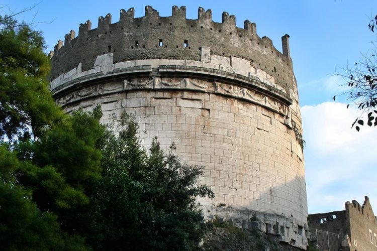 Makam Caecilia Metella di Roma, Italia