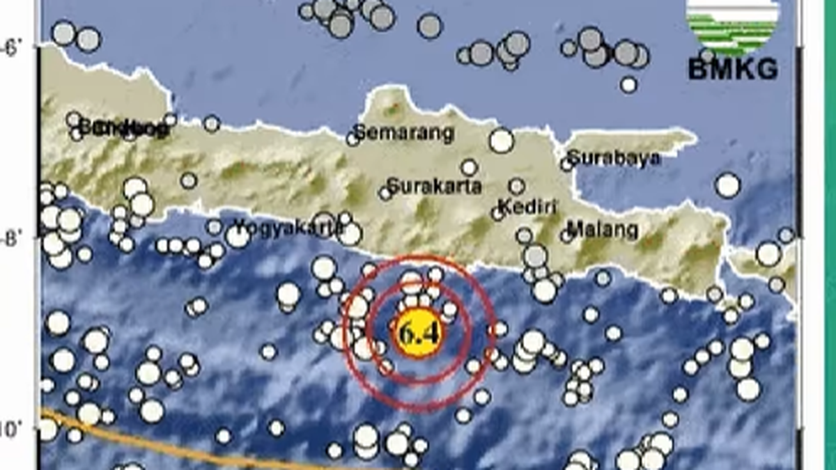 Gempa Pacitan M 6,4 Diikuti 21 Gempa Susulan di Jatim dalam 1,5 Jam