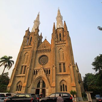 Ilustrasi Gereja Katedral Jakarta. 