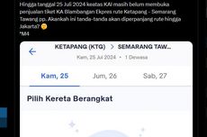 Tiket KA Blambangan Ekspres Belum Tersedia per 25 Juli 2024, Bakal Punya Rute hingga Jakarta?