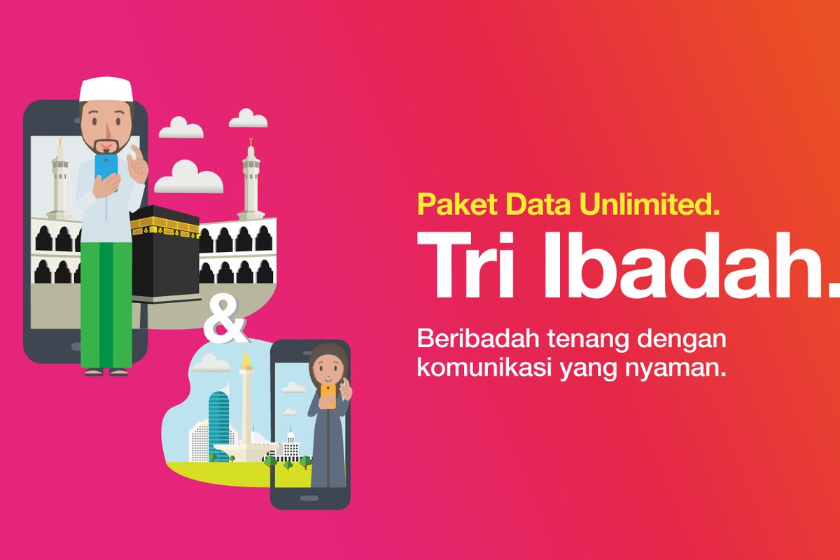 Paket internet haji Tri