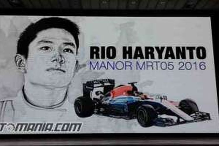 Rio Haryanto siap balapan perdana di Formula 1 musim 2016.