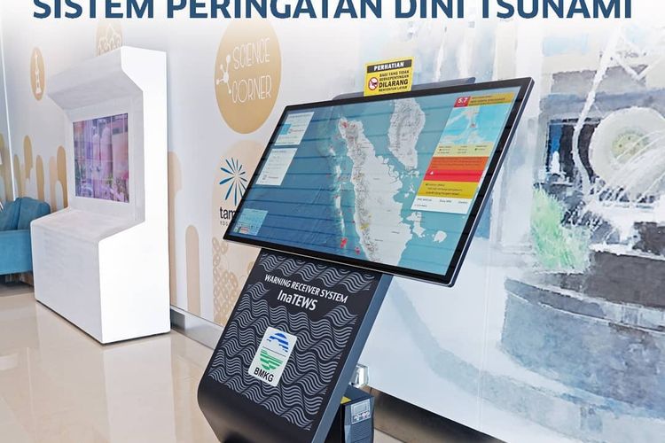 Early warning system bencana tsunami di Bandara Internasional Yogyakarta hasil kerjasama BMKG dan PT Angkasa Pura I.