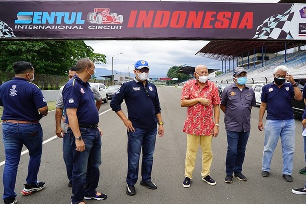 Sirkuit Sentul saat kedatangan Bambang Soesatyo pada Sabtu, 9 Januari 2021.