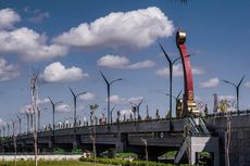 Jembatan Kretek 2 Dipercantik Ornamen Menara Luku, Ini Filosofinya