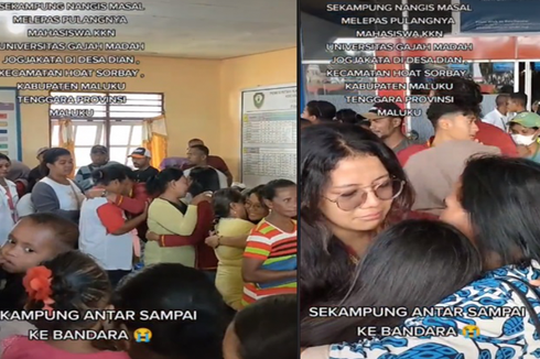 Videonya Viral, Warga Maluku Tangisi Kepulangan Mahasiswa KKN UGM