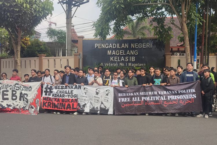 PN Magelang Didemo Buntut Vonis 5 Bulan Penjara Kasus Penghasutan Agustus 2025