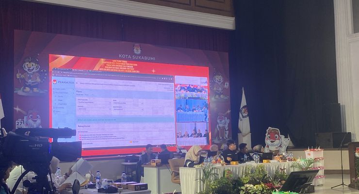Rekap Suara Pilkada Kota Sukabumi, Ayep Zaki-Bobby Maulana Unggul