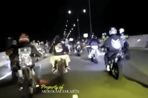 Masuk dan Beratraksi di Tol Kelapa Gading-Pulogebang, Rombongan Supermoto Mengaku Tak Tahu Rambu