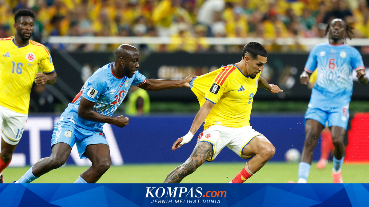 Hasil HT Kolombia Vs RD Kongo 0-0: Luis Diaz Cs Terus Gempur, Lionel Mpasi Begitu Kokoh