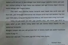 Viral Surat Pelamar CPNS kepada Bupati yang Memohon supaya Diterima