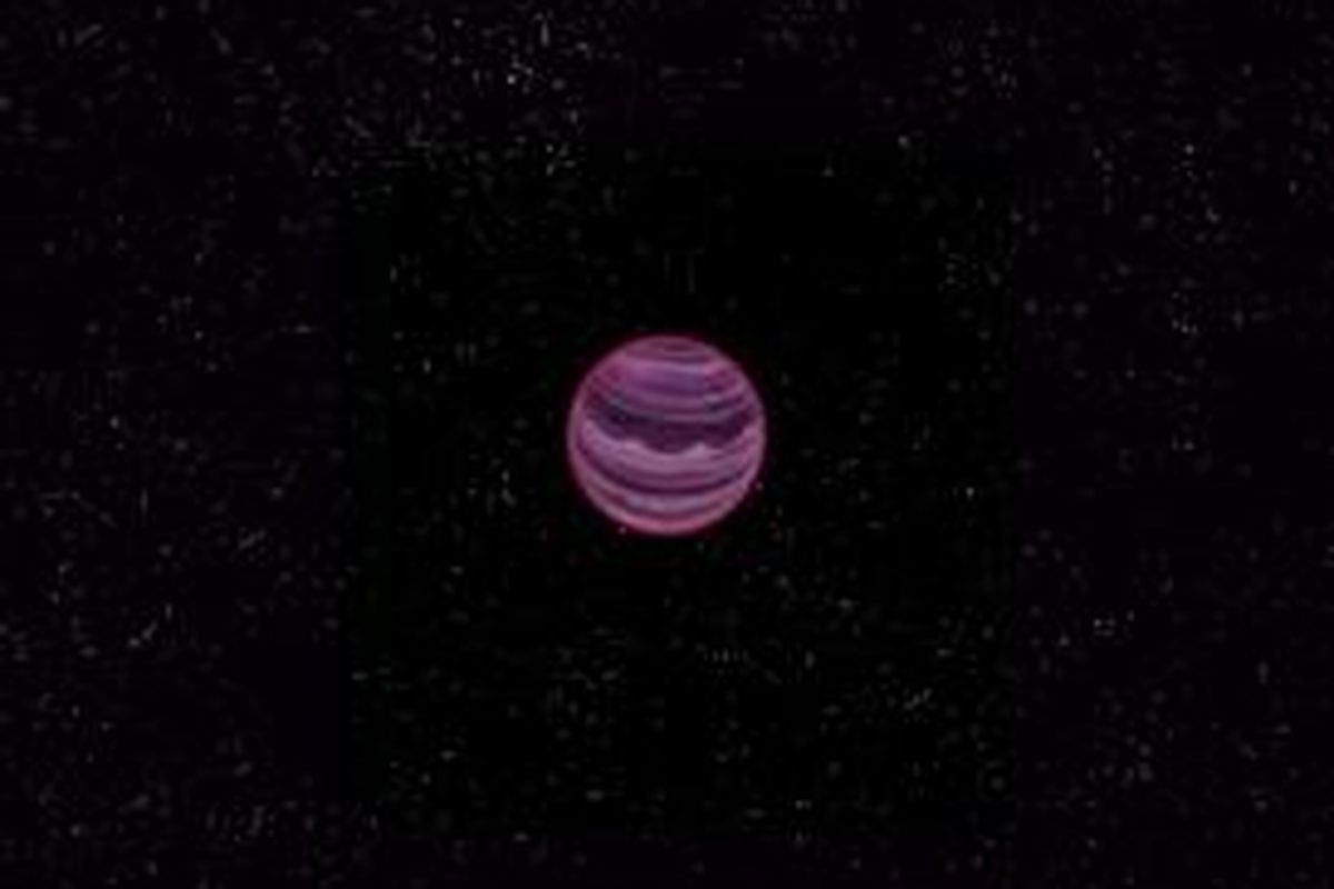 Konsepsi planet yang dijuluki PSO J318.5-22, menyendiri mengambang bebas tanpa orbit, berada dalam konstelasi Capricornus.