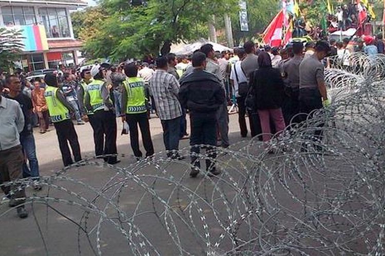 Dianggap Provokator, Pedemo Garut Ditahan