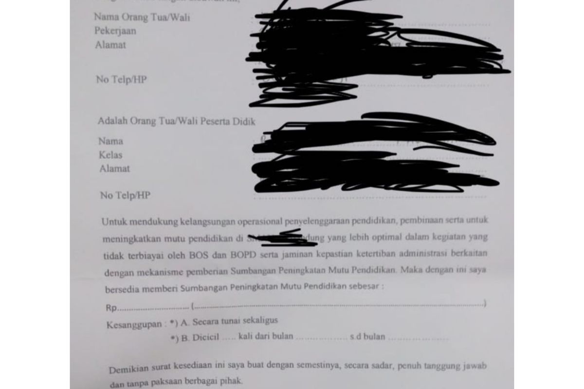 Surat sumbangan dari Twitter Soleh Solihun. 