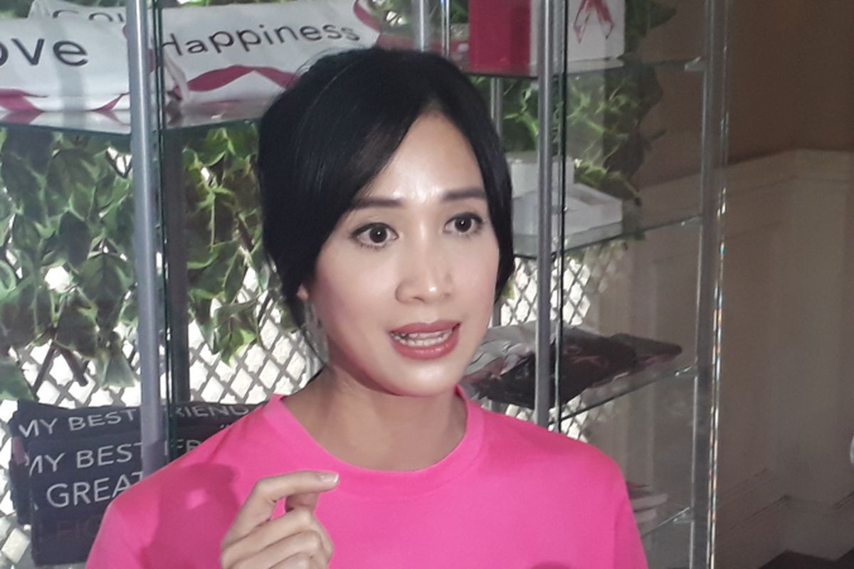 Fanny Fabriana dalam wawancara di Lovepink Care Center, Jakarta Selatan, Selasa (11/7/2017).