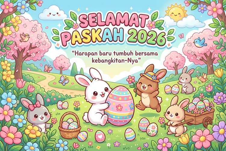 100 Kata-kata Selamat Paskah 2026 Penuh Kasih dan Doa buat Dibagikan ke Medsos