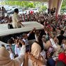 Konsolidasi dengan PBB di Padang, Prabowo Disambut Ribuan Pendukungnya di Bandara Minangkabau