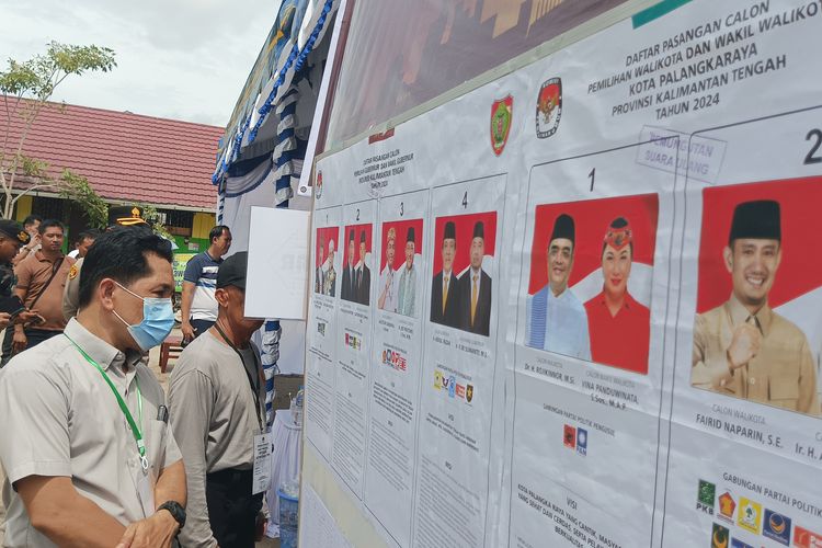 Ada Puluhan Surat Suara Tercoblos Tanpa Diketahui Pemilihnya, 2 TPS di Palangka Raya Lakukan Pencoblosan Ulang