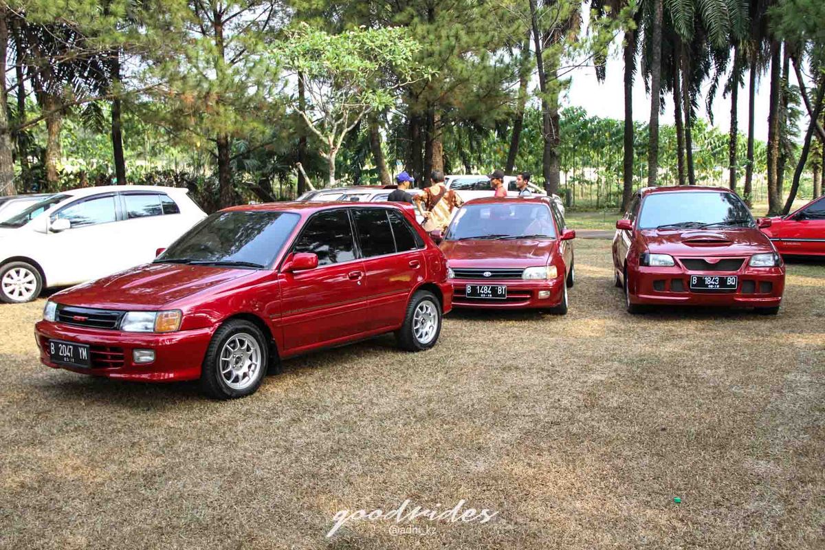 Ilustrasi Toyota Starlet Kapsul