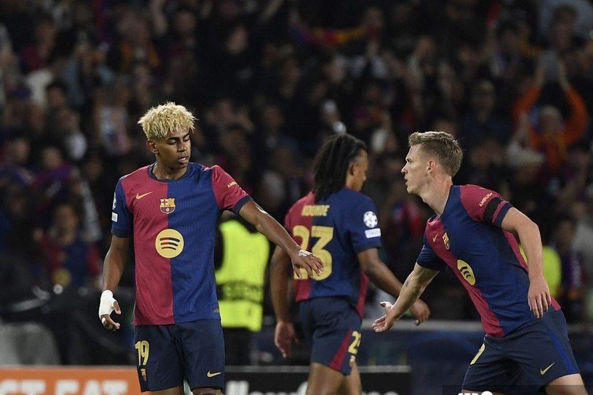 Hansi Flick Puji Gol Super Yamal di Laga Barcelona Vs Inter