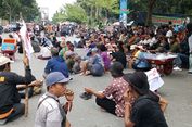 Warga TNTN Demo Lagi Tolak Relokasi, Pasang Tenda di Samping Kantor Gubernur Riau