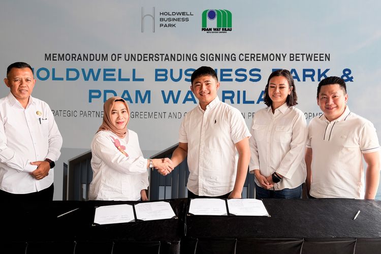 Triniti dan Perumda Way Rilau Perkuat Infrastruktur Dasar Kawasan Bisnis Lampung