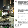 Kejadian Lagi, Mobil Tabrak Pembatas Kolam di Bundaran HI