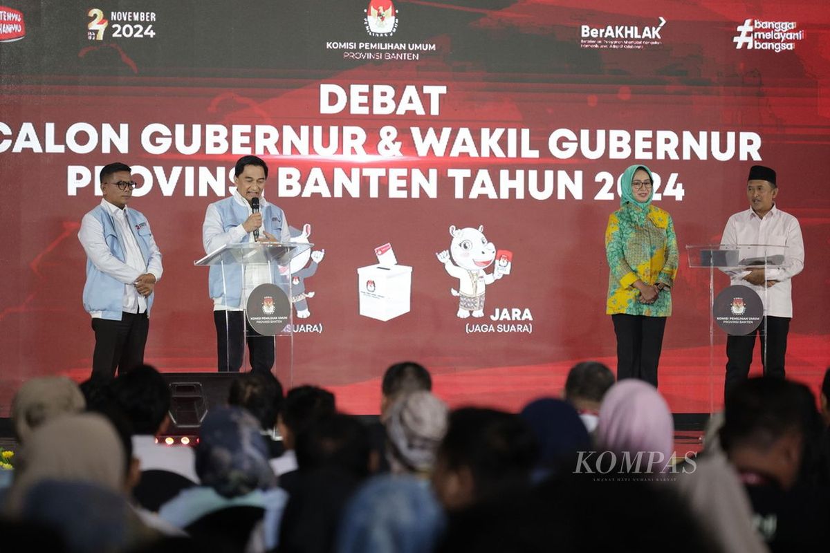 Debat Pilkada Banten soal Stunting: Airin-Ade Cegah Pernikahan Dini, Andra-Dimyati Makan Siang Gratis