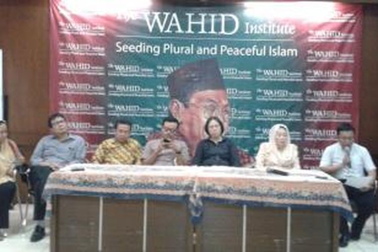 GKI Yasmin dan lintas iman mengadakan jumpa pers pada Kamis (3/4/2014) di Wahid Institute terkait surat untuk Wali Kota terpilih Bogor Bima Arya Sugiarto yang akan diberikan keesokan harinya
