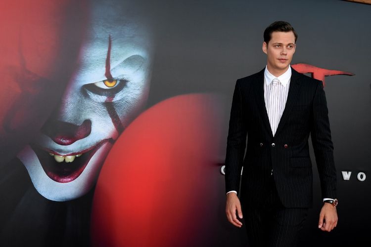 Aktor asal Swedia Bill Skarsgård menghadiri pemutaran perdana film It: Chapter Two di Regency Village Theatre, Westwood, California, pada 26 Agustus 2019.