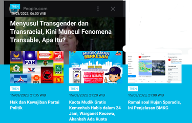 Berita Populer Tren, Kamis (16/3/2023). Muncul fenomena transable, apa itu? | Kronologi, motif, dan kehidupan Ajudan Pribadi tersangka penipuan Rp 1,3 miliar