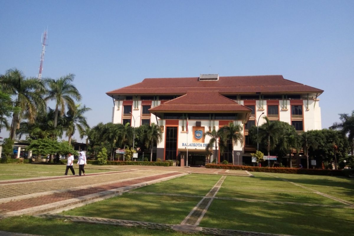 Suasana di Balai Kota Depok, Rabu (26/7/2017).