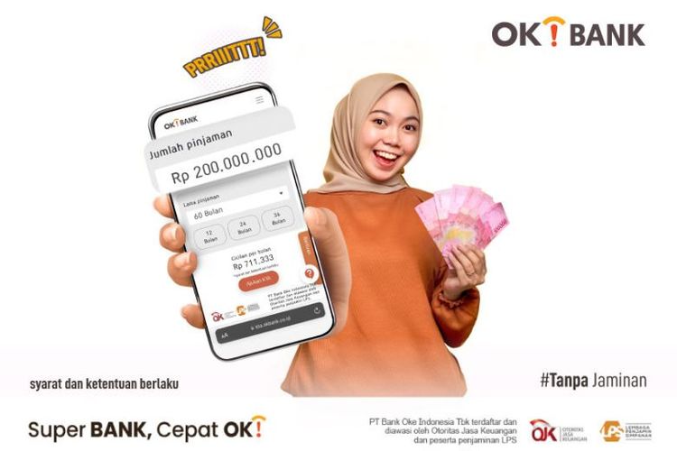 OK Bank tawarkan beragam produk tabungan dan pinjaman yang cepat, mudah, dan aman 