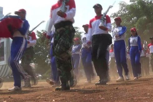 Lapangan Berdebu, 87 Paskibra Terancam Penyakit ISPA