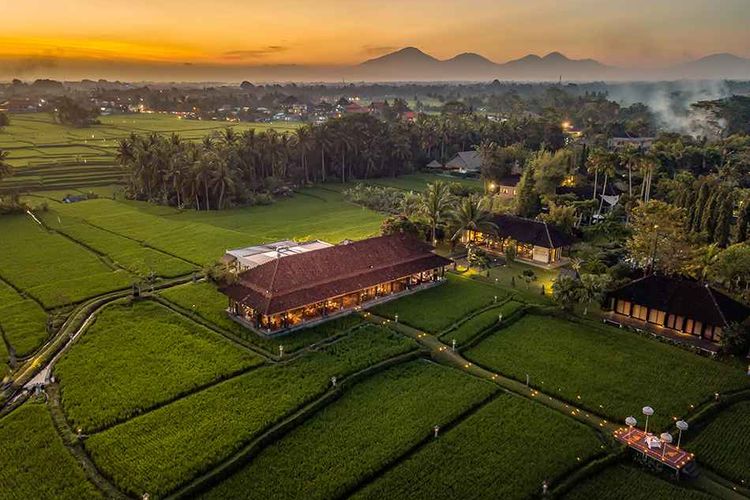 Tanah Gajah, a Resort by Hadiprana, Bali, yang masuk daftar resor terbaik di dunia 2022 versi Readers' Choice Awards 2022. 