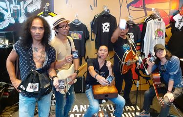 Slank rilis album baru Slanking Forever batch ke-3 di Jakarta Selatan, Kamis (26/12/2019).