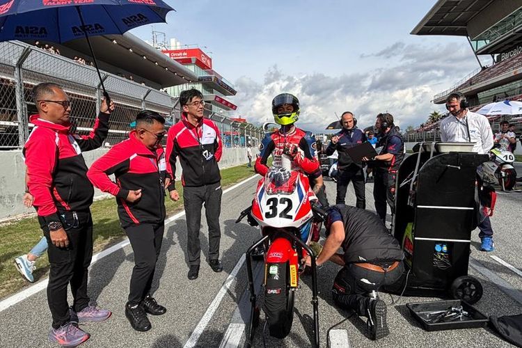 Kiandra Ramadhipa pebalap binaan Astra Honda Motor (AHM).