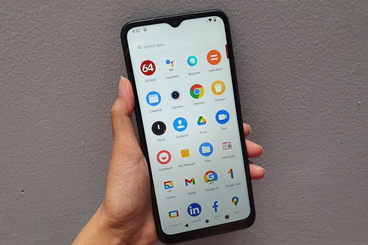 Antarmuka (UI) Android Stock di Redmi A1