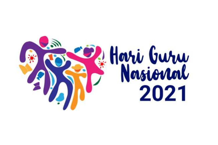 Ilustrasi logo Hari Guru Nasional 2021.