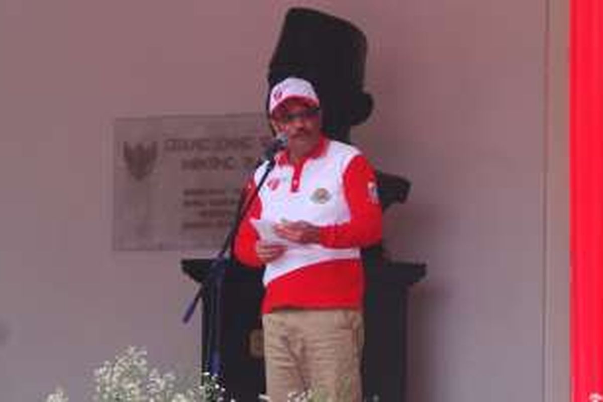 Wakil Gubernur DKI Jakarta Djarot Saiful Hidayat saat memberi sambutan dalam 