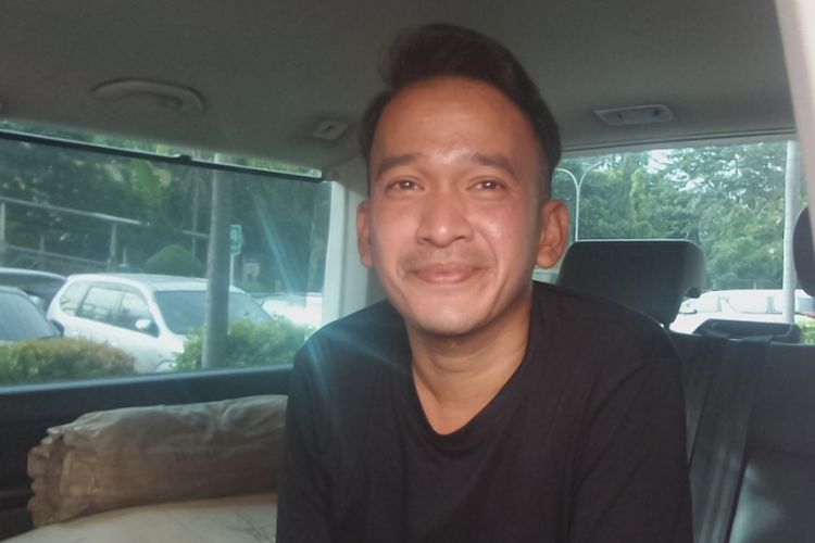 Ruben Onsu dalam wawancara di Rumah Sakit Dr Cipto Mangunkusumo (RSCM), Jakarta Pusat, pada Jumat (7/4/2017).