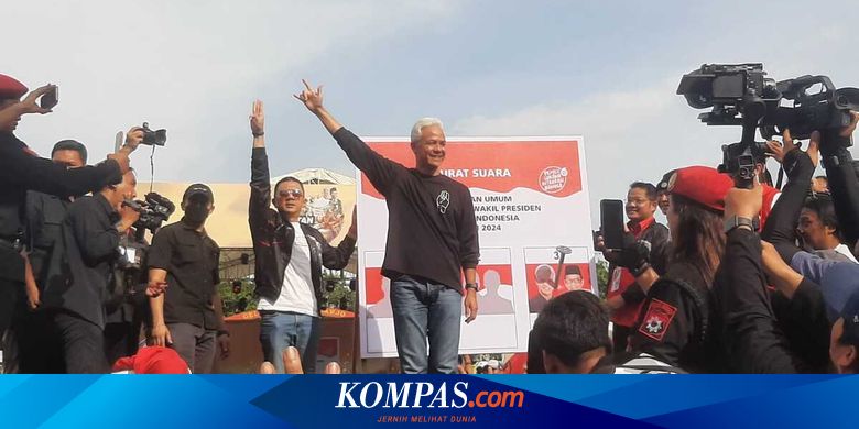 Kampanye Akbar di Sidoarjo, Ganjar dan Puan Kompak Serukan Lawan Intimidasi