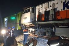 Lokomotif KA Manahan Tabrak Truk di Brebes Dievakuasi, Jalur Kembali Normal