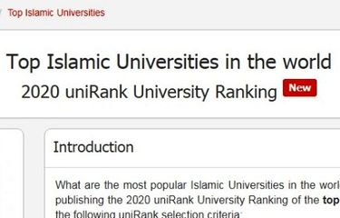 PTN Ini Peringkat 1 Dunia sebagai Islamic Universities Versi 4ICU ...
