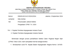 Catat, Ini Jadwal CPNS 2024 Terbaru