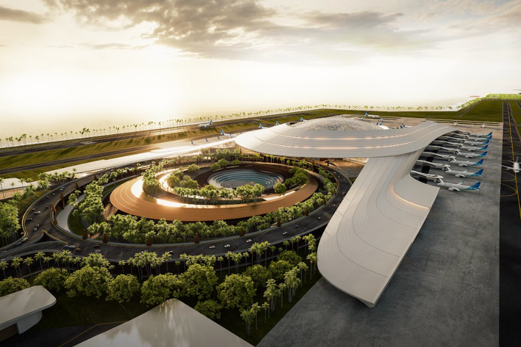 Konsep desain Bandara Bali Utara Bedawang Nala, kura-kura penjaga Tri Hita Karana