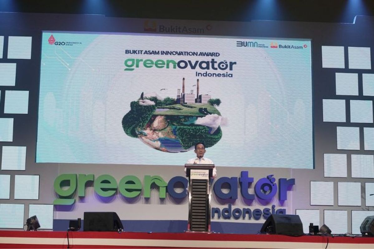 Launching BAIA 2022 Greenovator oleh Direktur Utama PT Bukit Asam Arsal Ismail pada 22 Maret 2022 (Dok. PT Bukit Asam)
