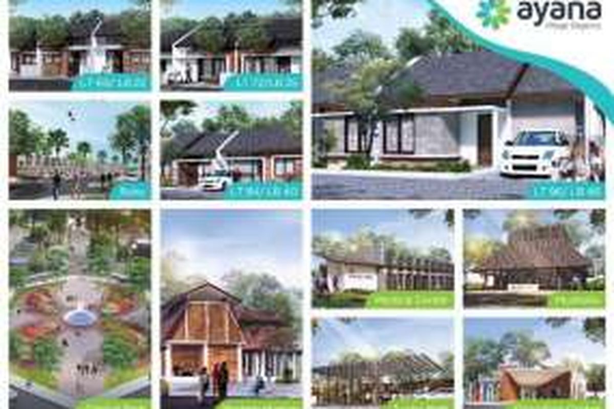 Ayana Village Regency di kawasan Tigaraksa, Tangerang dipasarkan seharga Rp 100 jutaan. Lokasinya hanya berjarak sekitar 100 meter dari stasiun kereta Tigaraksa. 