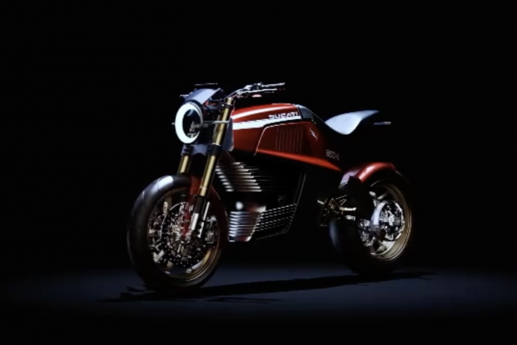Motor listrik Ducati 860 E-Concept